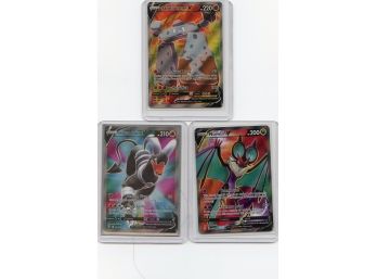 Pokemon Noivern V, Houndoom V, And Stonjourner V 3 Cards