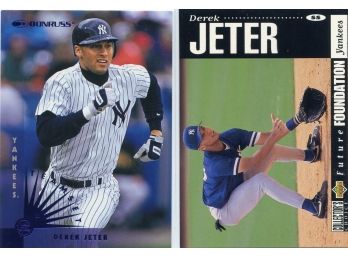 94 UD Derek Jeter #644 And 97 Donruss #123