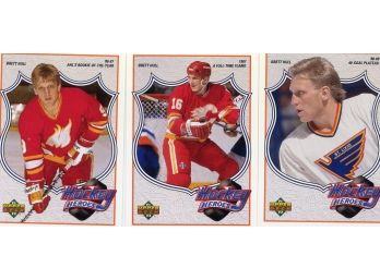 1991-92 Upper Deck Brett Hull Card Lot