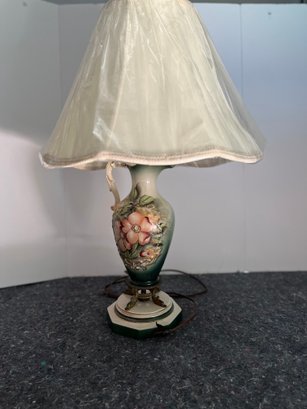 Porcelain Floral Lamp