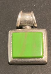 Sterling And Gem Stone Pendant