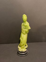 Faux Jade Chinese Figurine