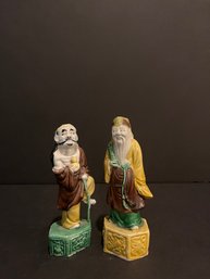 Vintage Chinese Porcelain Immortal Figures