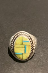 Sterling And Gemstone Ring