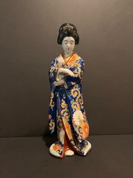 Kutani Porcelain Figure Of A Bijin