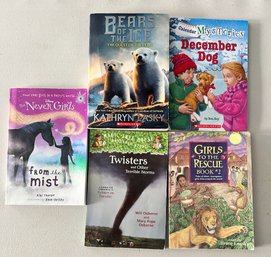 Chapter Books Magic Treehouse, December Dog, Bears Of The Ice, Never Girls