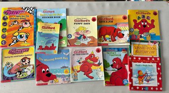 Scholastic Clifford, Winnie The Pooh And Power Puff Girl Books