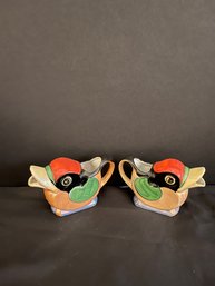 Vintage Lusterware Hand Painted Bird Creamer~Made In  Japan