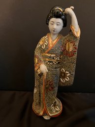 Hand Painted Porcelain Japanese Figurine