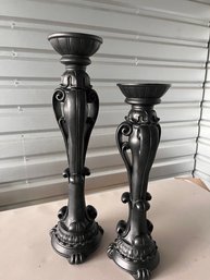 Pair Of Decorative Candle Holders