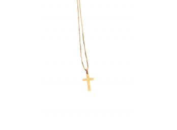 Gold Plated Cross Necklace