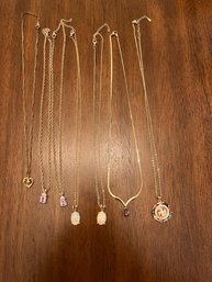 Lot Of 7 Costume Necklaces