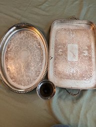 Lot Of 3 Silver On Copper Pieces