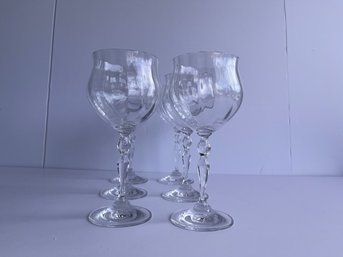 Set Of 6 Crystal Water Glasses