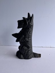 Cast Iron Decorative Dog Figure