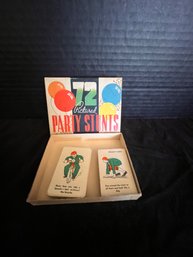 Vintage Pictured Party Stunts Game