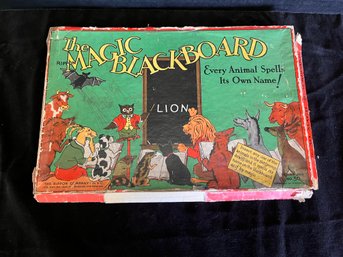 Vintage Magic Blackboard Spelling Game
