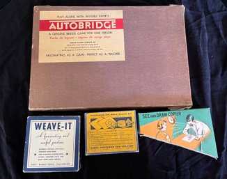 Vintage Lot Of 4 Educational Games