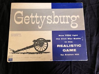 1950s Gettysburg Realistic Board Game By Avalon Hill Company