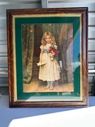 The Love Letter By Charles Trevor Garland Victorian Painting Art Print Framed