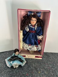 Soft Expression, Collectors Choice Porcelain Dolls And Madame Alexander International Doll  Rumania Vintage