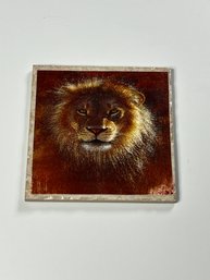 Lion Head Decorative Tile