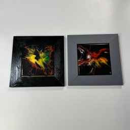 Pair Of Framed Tile