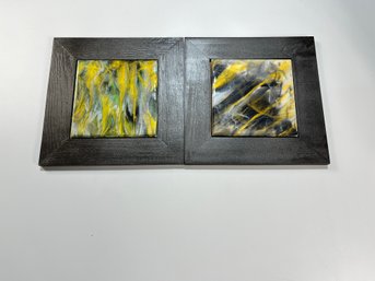 Pair Of Framed Tile