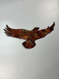 Hand Painted 2D Decorative Eagle Sculpture