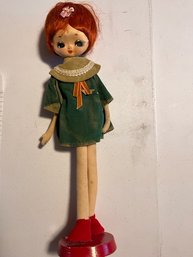 1960s Cloth Japanese Pose Doll