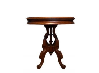 Victorian Oval Parlor Table