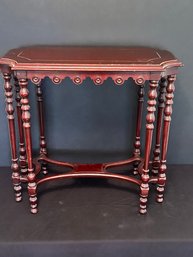 Antique Wood Accent Table.