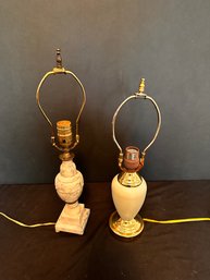 Vintage Small Lamps And Shades With Fringe