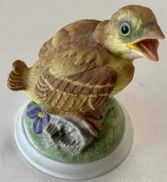 BOEHM Porcelain - HP Baby Goldfinch Bird Figurine #448
