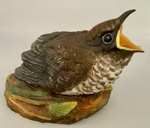 Boehm Porcelain Bird Figurine Fledgling Cuckoo Made In England