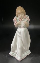 Lladro 'Spring Bouquets' #7603, Collector's Society - 1987 With Box