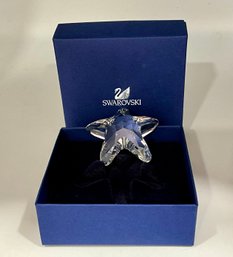 167. Swarovski Crystal Starfish Figurine A 7400 NR 200 502 W Original Box