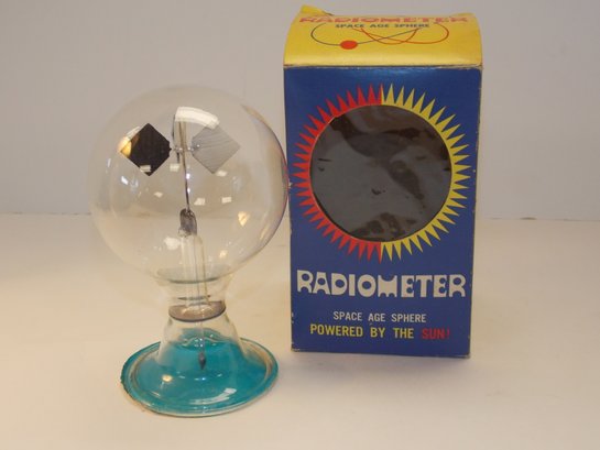 Vintage Space Age Radiometer Solar Engine In Box