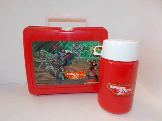 Retro Spiral Zone Lunchbox With Thermos