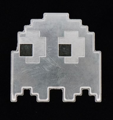 2022 Niue 1 Oz Silver $2 PAC-MAN GHOST Shaped Stackable Coin
