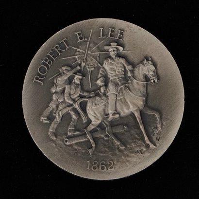1862 Robert E Lee Coin Medal Riding Horse