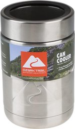 NEW (4)  Ozark Trail 12 Ounce Double Wall Can Cooler Cup With Silver Lid