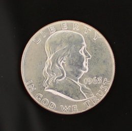 1963 Ben Franklin Half Dollar