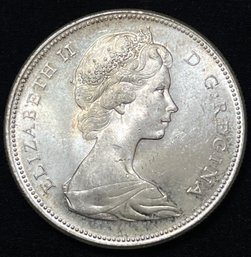 1967 Canada Silver Dollar Flying Goose