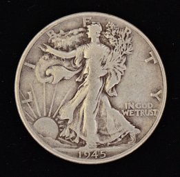1945 Half Dollar Walking Liberty