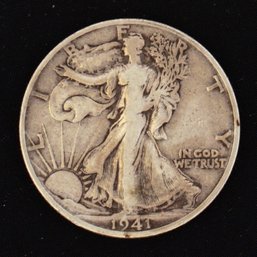 1941 S Half Dollar Walking Liberty