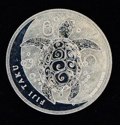 2012 Fiji Taku 2 Dollars 1oz Silver Coin