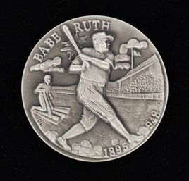 1895-1948 Babe Ruth .925 Sterling Silver Medal