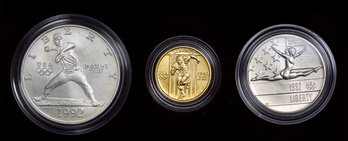 1992 3-Coin Uncirculated  Olympic Proof Set