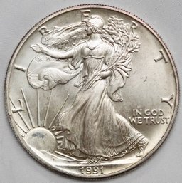 1991 $1 Silver Eagle